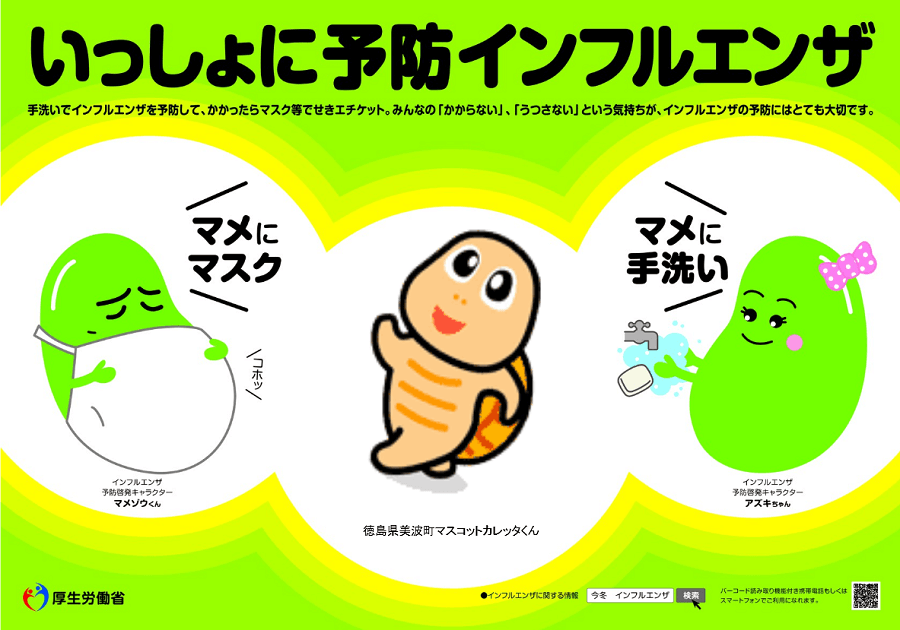 厚生労働省のインフルエンザ対策