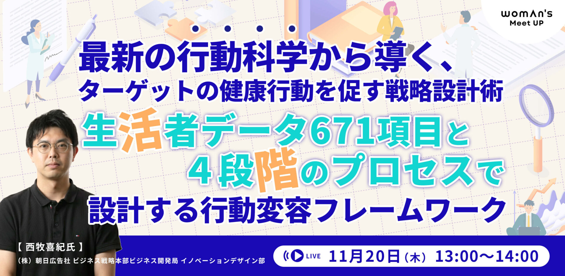 健康行動科学の最新メソッド(ウーマンズ・ミートアップ)