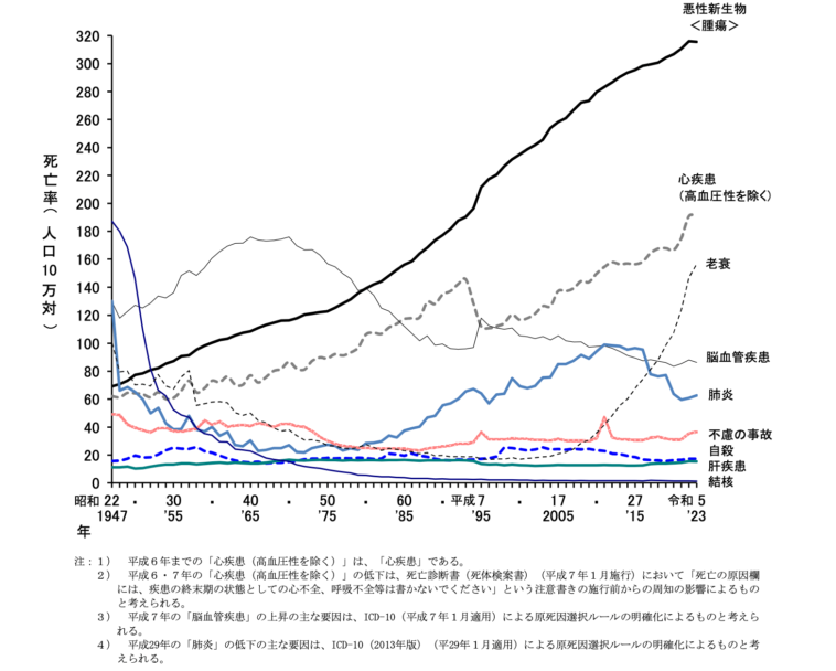 日本の死因ランキング、男女別・年齢別(2024年公表) | 女性ヘルスケア専門のビジネスメディア「ウーマンズラボ」