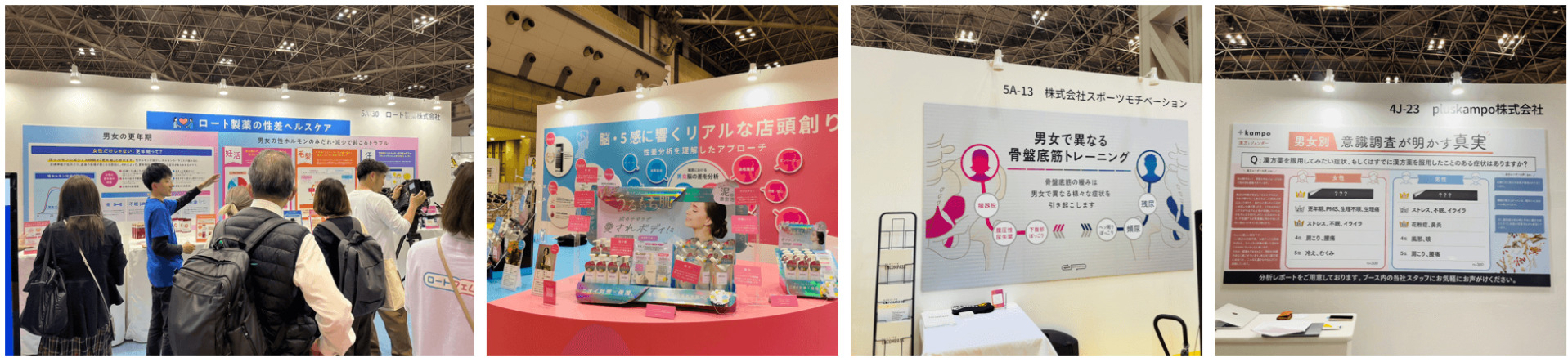 性差医療、性差ヘルスケアの展示