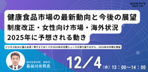 健康食品の最新動向と今後の展望2025(スマホ用)