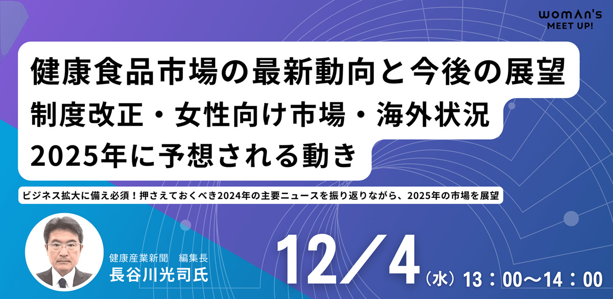 健康食品の最新動向と今後の展望2025(スマホ用)