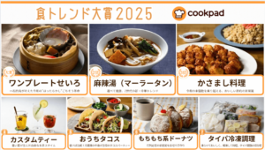 クックパッド「食トレンド大賞2025・食トレンド予測2026」